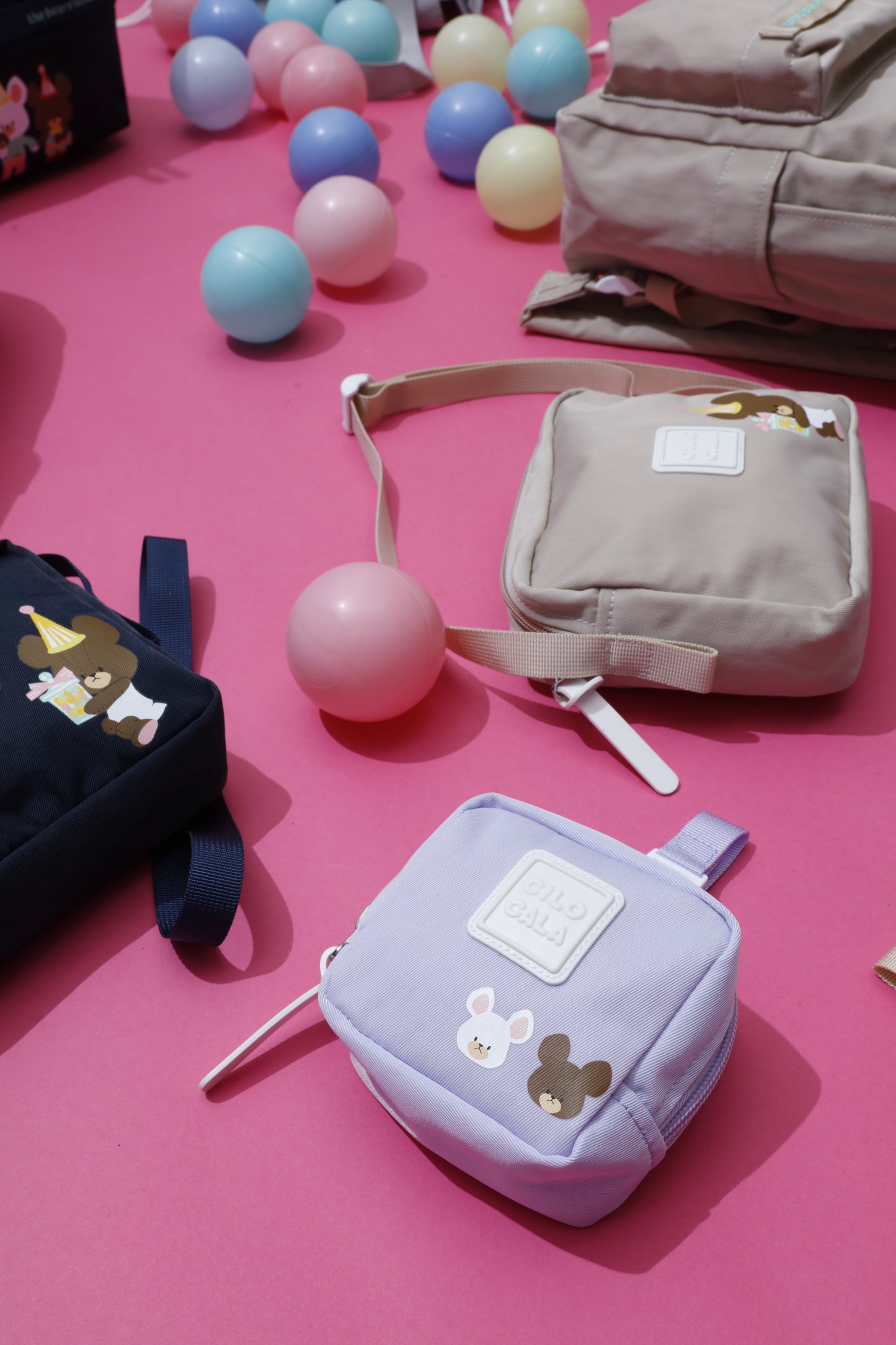 the bear's school MINI POUCH